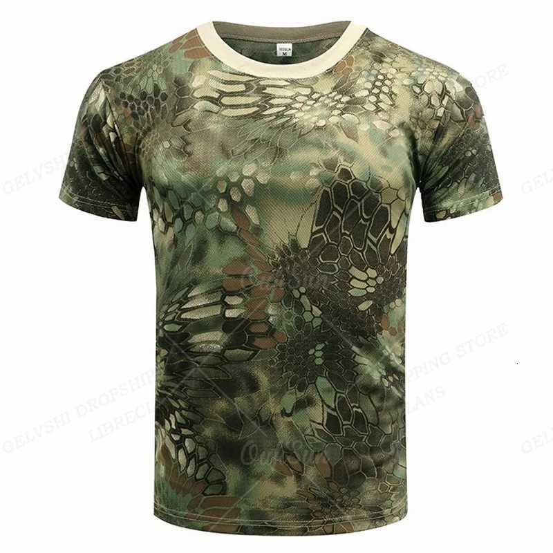 Camouflage 3D Print T-shirt Men Fashion Short Sleeve Tshirt Outdoors Tshirt Oversize Tops Tees Camo T Shirt Male Clothing Sports Y250724