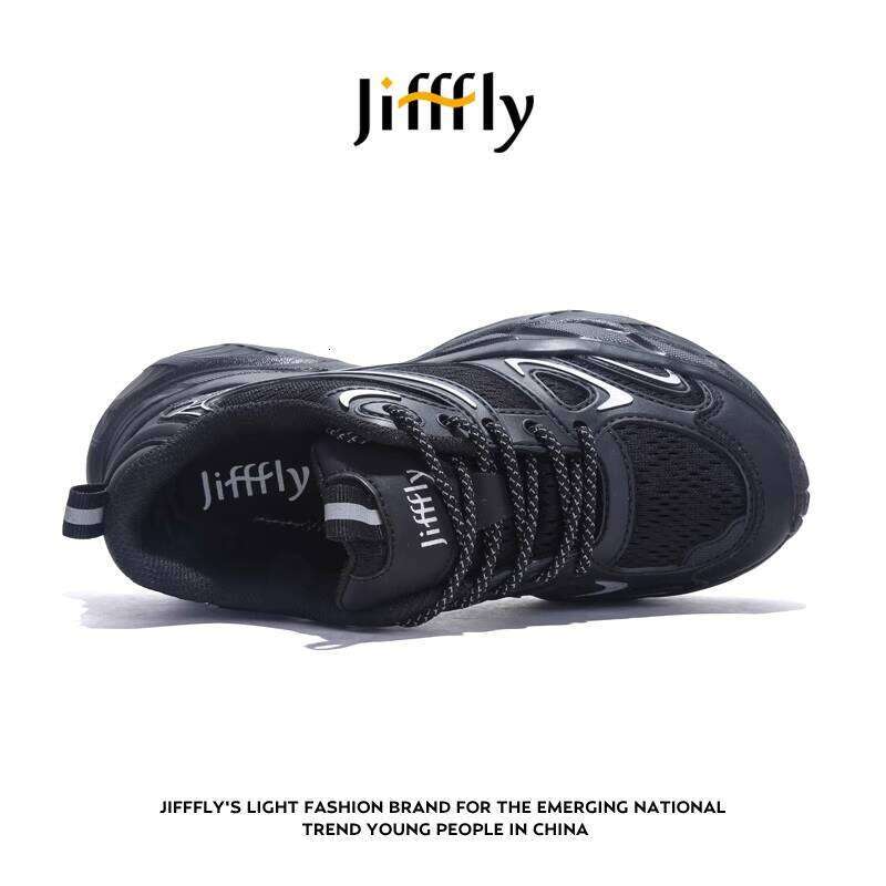 Jifffly Dad for Women 2025 Summer New Thick-Soled Height-Increasing Sneakers Versatile Breathable Casual Shoes