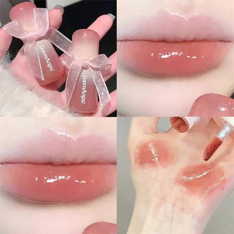 Bow Tie Moisturizing Water Lip Gloss Crystal Jelly Mirror Lips Honey Lip Lines Desalination Tender Repair Lip Gloss Lips CareXJ250724