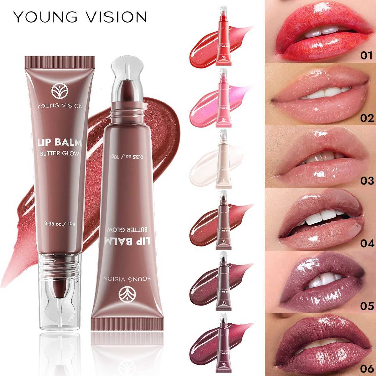 YOUNG VISION 6 Colors Matte Fine Shimmering Hydrating Pipe Lip Gloss Moisturizing Crystal Gloss Lip Gloss LayeringXJ250724