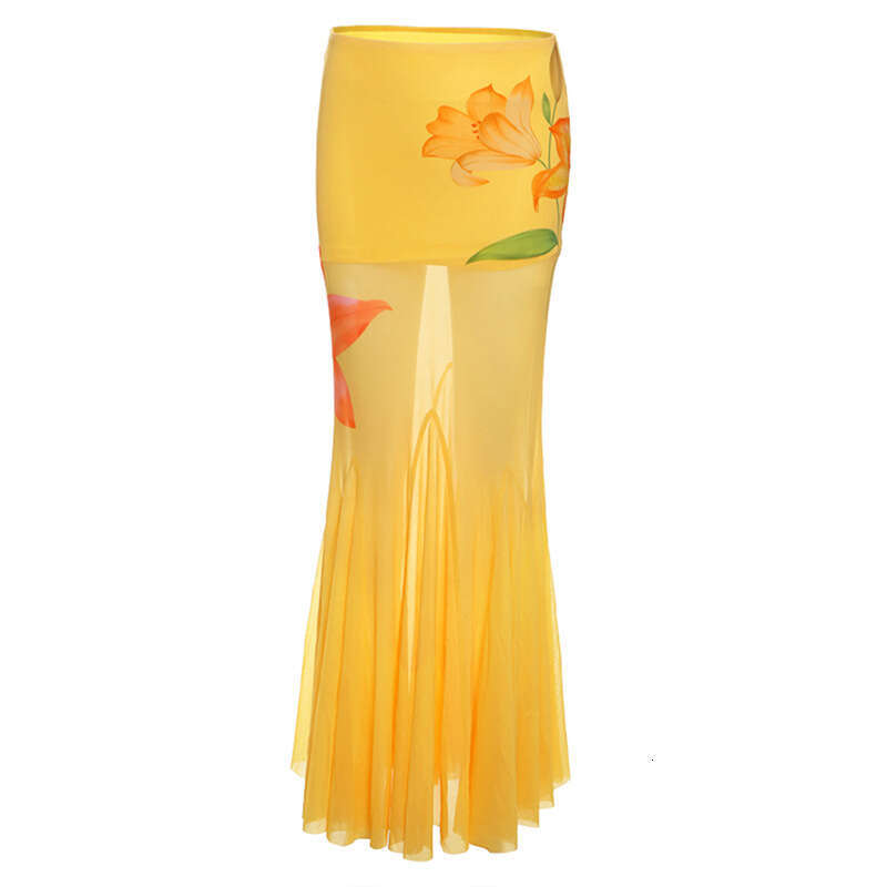 2025 Summer New Vacation Versatile Strapless Slim Top High Waist Elegant Bodycon Skirt for Women 04e