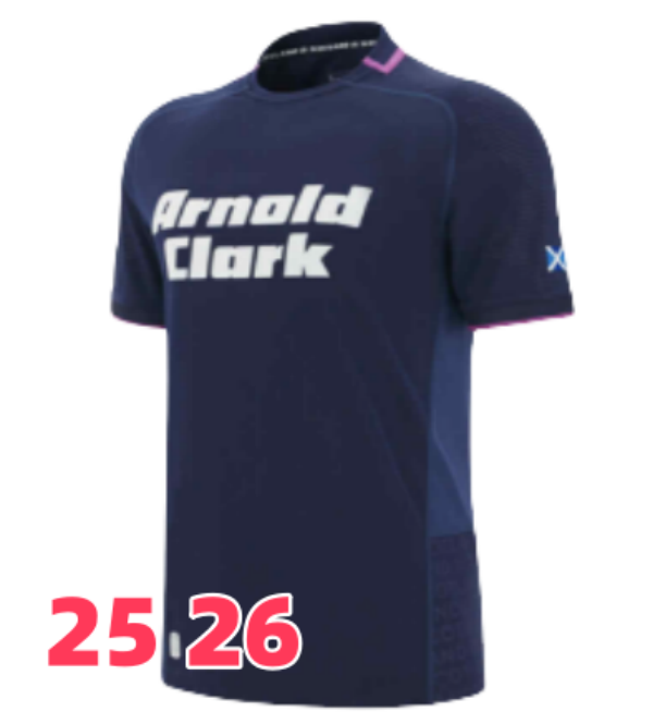 SCOTTISH RUGBY jerseys 2025/26 HOMEREPLICA SHIRT Scotland men size S-5XL