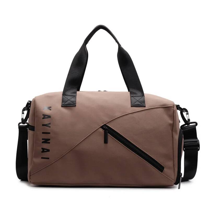 Dry Wet Gym Handbag Zipper Sports Fiess Bag Large Capacity Swimming Yoga Pack With Shoes Pocket Outdoor Training Shoulder Bags