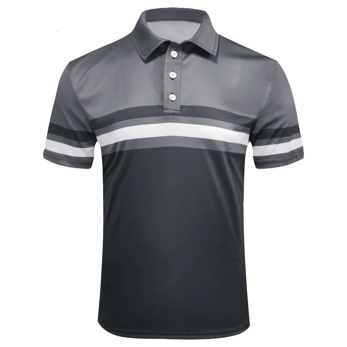 Men Summer Short Sleeve Spell Color Polo Shirt Men Slim Fit Sport Golf Polo Shirt. XJ250725