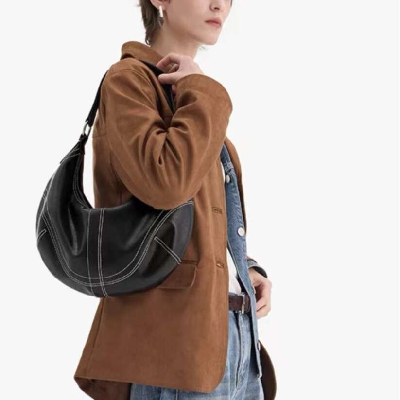 Designer Bag Tote Shoulder Bag Genuine Leather Women S High End Underarm Niche Pea Large Capacity New Crossbody Pleated Saddle