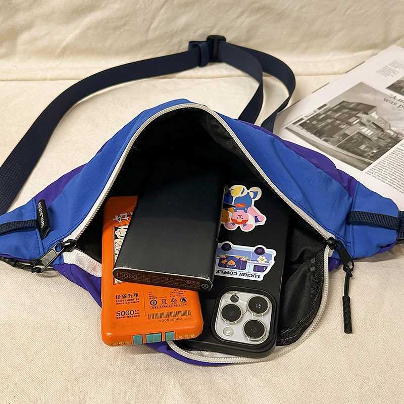 Casual Waterproof Ch Bags Large Capacity Crossbody Bags Korean Style Waist Bag Fanny Pack for Mens Travel Bag Banana Y250724