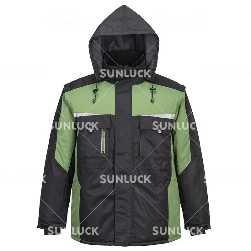 235T polyester sports inclined TPU transparent flm jacket NO.JK-14