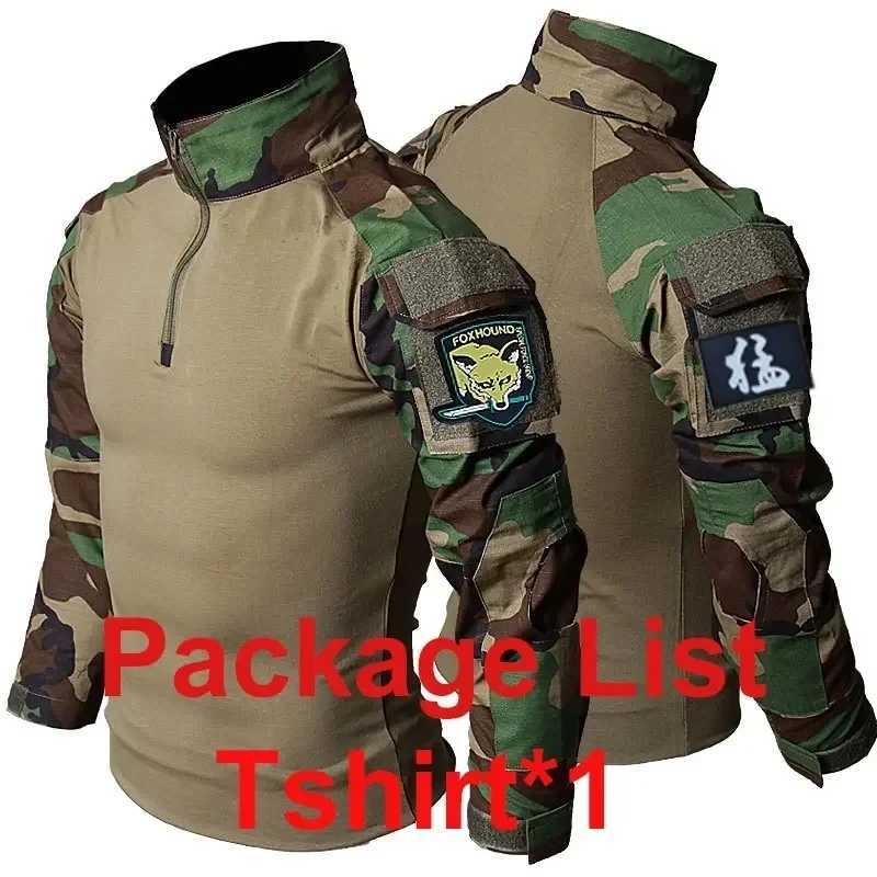 Mens Outdoor Training Shirts Breathable Durable Patchwork Workwear Tops Hiking T-shirts Fishing Hunting Paintball T Shirts Y250724