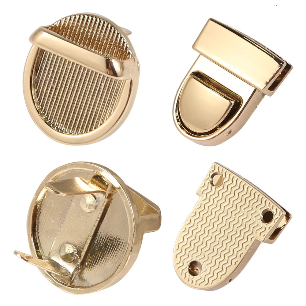 Metal Bag Lock Round Buckle Clasp for Women Handbags Shoulder Bags Purse Tote Hardware DIY Accessories 250723