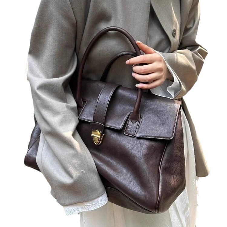 Summer New Women's Shoulder Bag Plaid Bag women's Handbag New Large Capacity Lazy Simple Style Commuting Bag Summer New Women's Crossbo