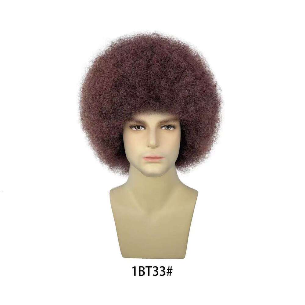 Synthetic For Men And Women 70S Unisex Jumbo Costume Funny Party Big Afro Wigs