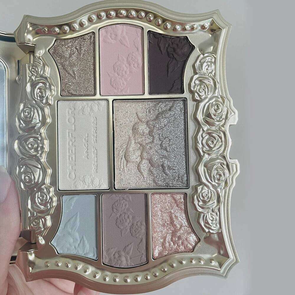 Cheerflor 8 Color Eyeshadow Palette Matte Shimmer Long Lasting Waterproof Vegan Eye Makeup for Daily Party Travel Y2K Look X250723 X2