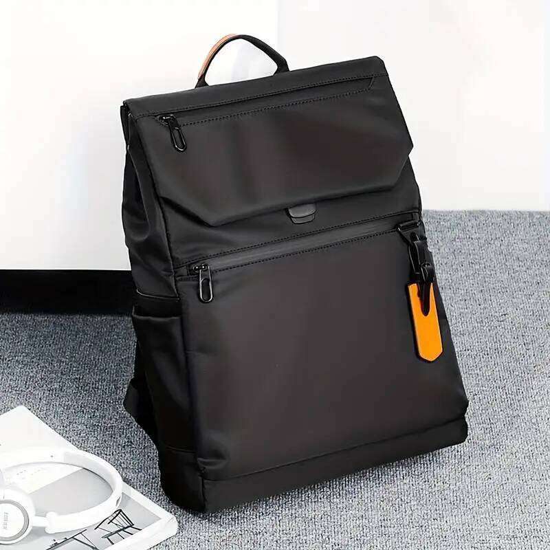 Men Oxford Cloth 14 15.6Inch Laptop Backpack With Usb Charging Port Waterproof Zipper Outdoor Travel Bag Bus