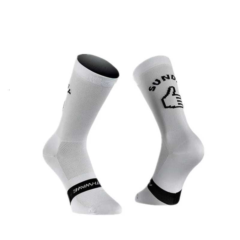 New Sport Running Cycling Socks Monday Sunday Breathable Road Socks Men Women Bike Socks X250725