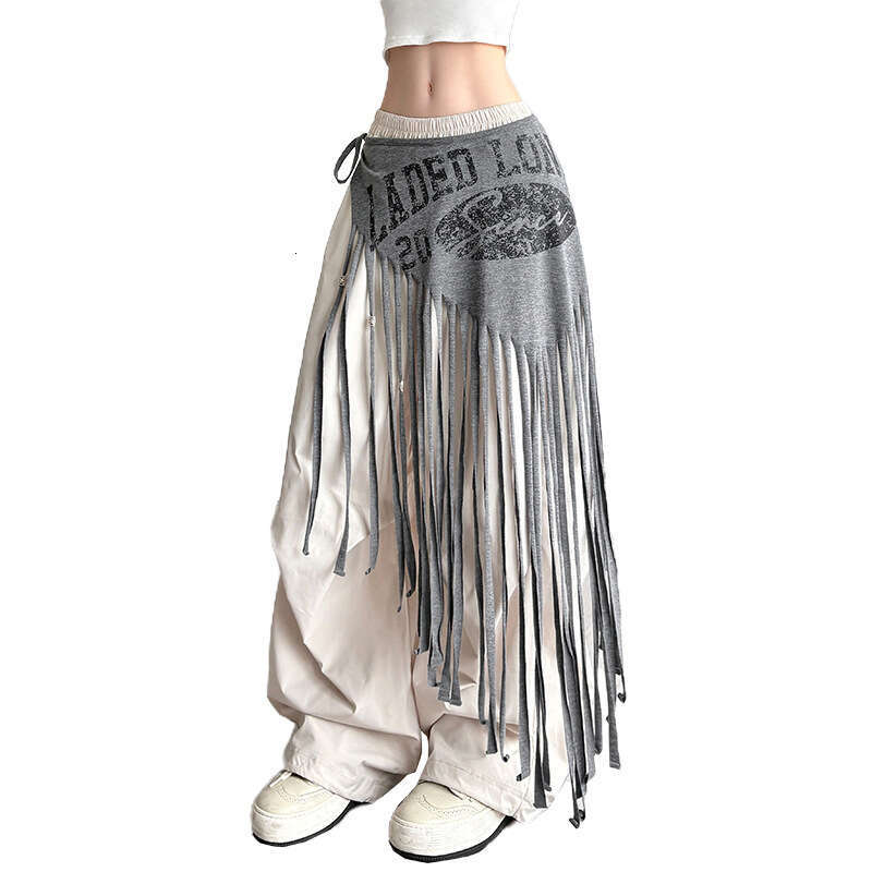 2025 Summer New Tassel Simple Letter Slim Fashion Casual Versatile Waist Decoration for Women 6ff