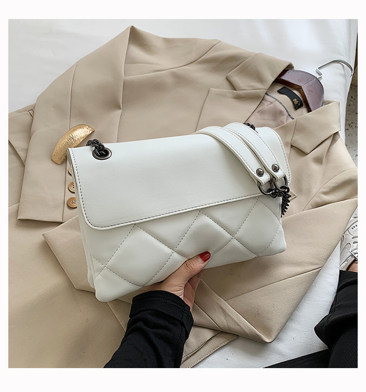 2025 Summer New Women's Crossbody Bag Women's Fashion Quilted Summer New Texture Crossbody Bag Fashion Chain Women's Shoulder Bag New D