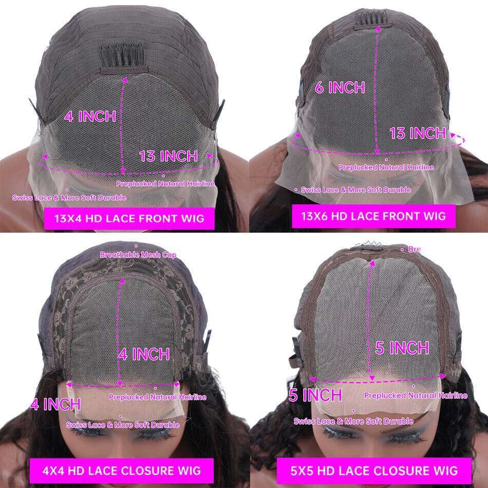 13x6 Glueless Highlight Hd Lace Frontal Wig Ombre Colored Honey Blonde Human Hair Wigs Body Wave For Women 4x4 5x5