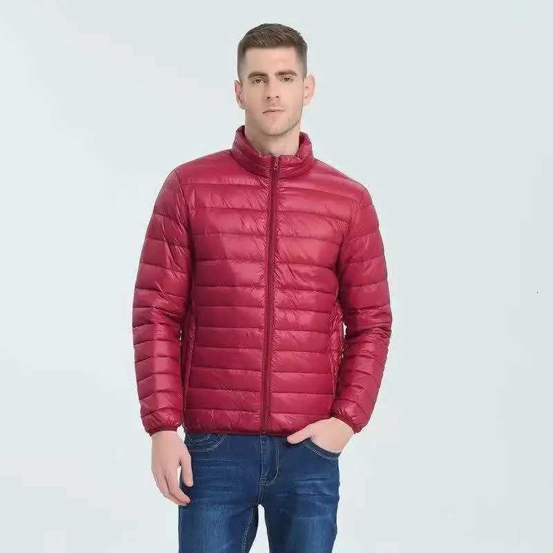 Winter Down Jacket Men White Duck Coat Windproof Warm Travel Camping Overcoat New in Thick Solid Color Hooded Mens Clothing X250725