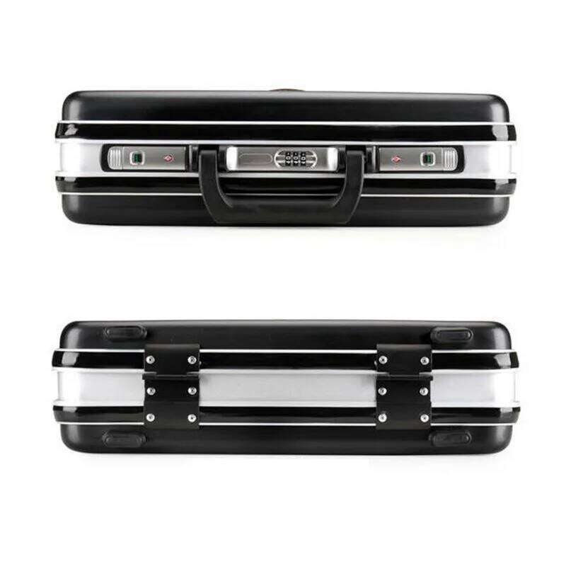 18-inch Aluminum Frame Anti-Theft Business Briefcase - TSA Lock Secure Laptop Case for Travel, Durable Carry-On Storage Handbag