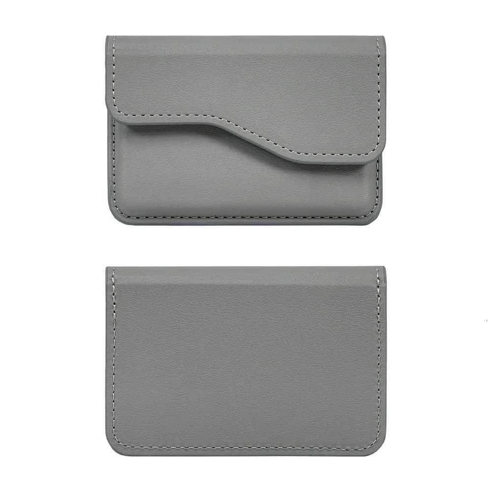Cash Wallet Phone Back Magnetic Card Bag PU Leather Side-opening Flip Card Case Multifunction Portable Card Holder Male/Famale Z250725