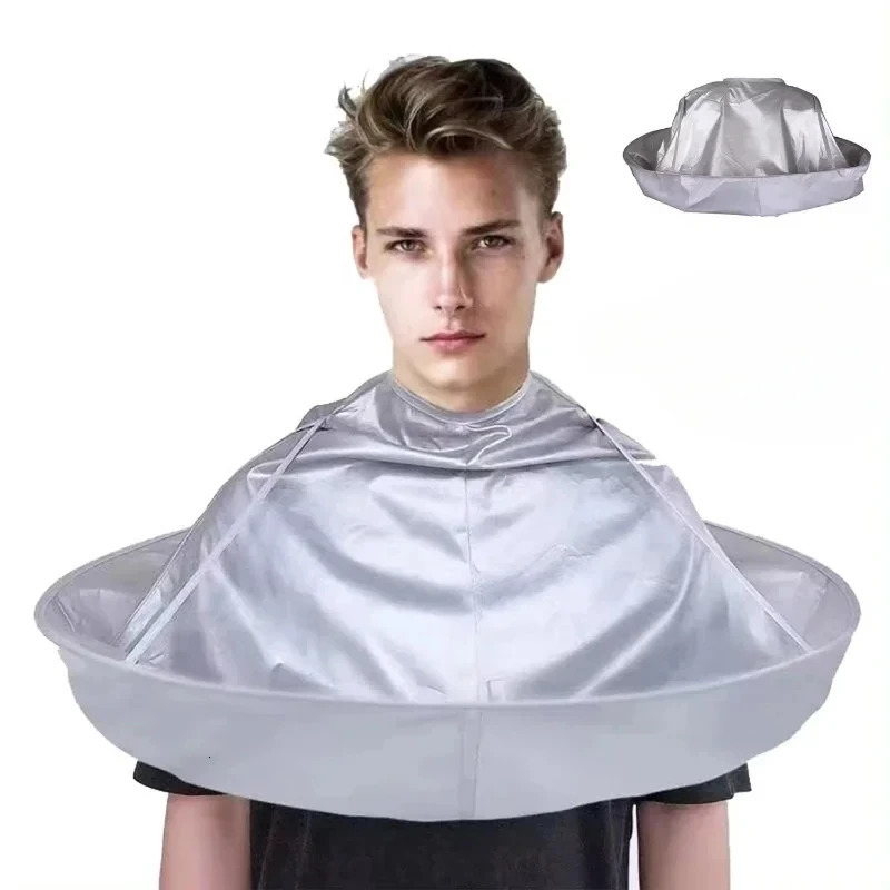 Creative DIY Apron Hair Cutting Cloak Coat Salon Barber Stylist Cape Umbrella Haircut Hairdressing Home Cleaning Protector 250716