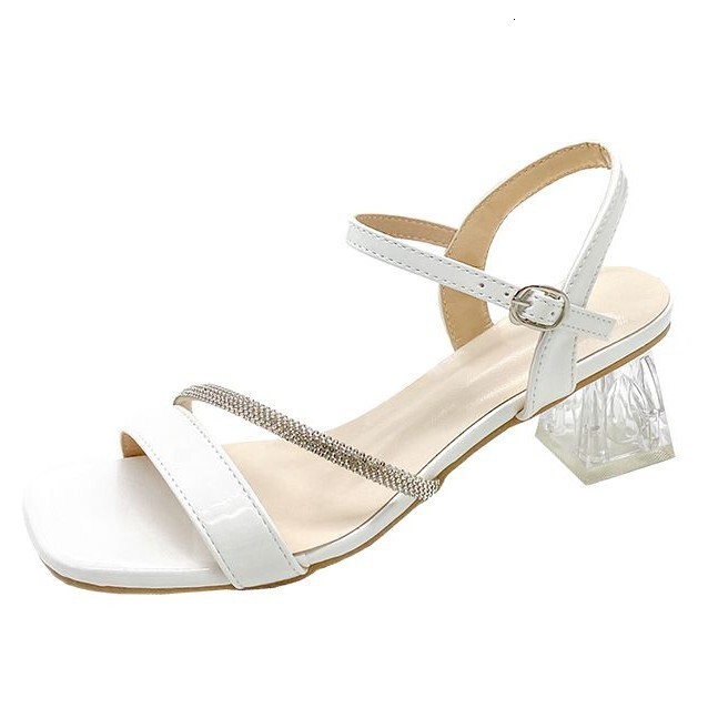 Ddmysports Summer New Fashion Versatile Chunky For Women Fairy Style Heels One Strap High Heel Sandals Outdoor Shoes