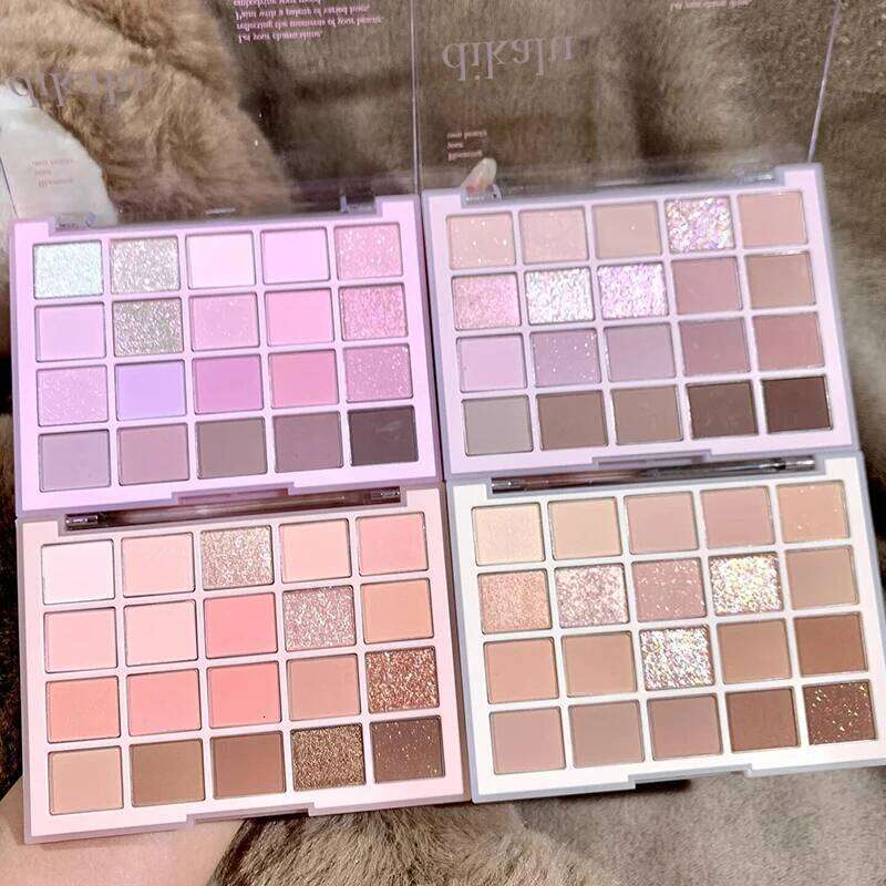 DIKALU 20-Color Korean Low Saturation Eyeshadow Tray Matte Waterproof Brown Pink Eye Shadow Palette Long-lasting Daily Makeup X250724