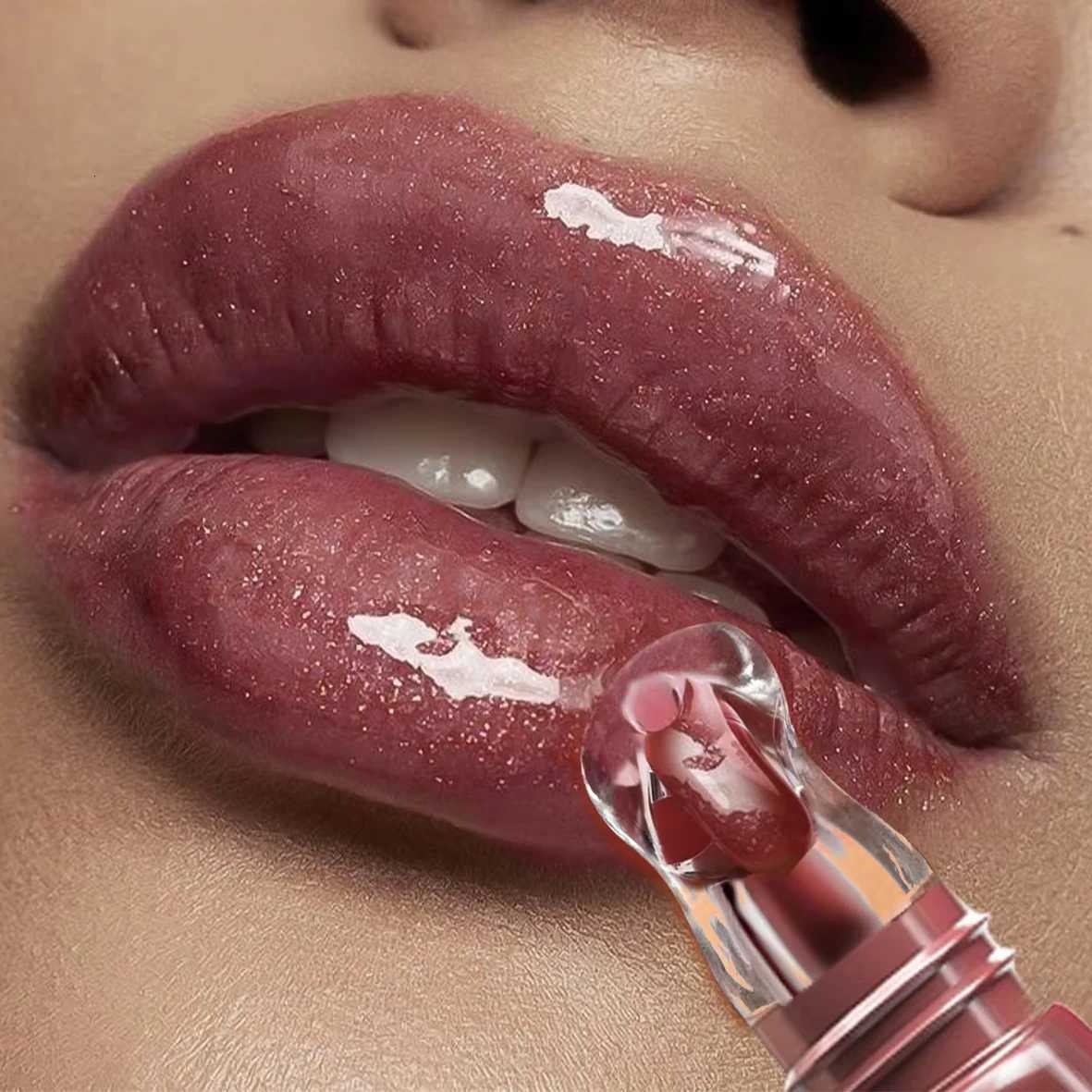 YOUNG VISION 6 Colors Matte Fine Shimmering Hydrating Pipe Lip Gloss Moisturizing Crystal Gloss Lip Gloss LayeringXJ250724