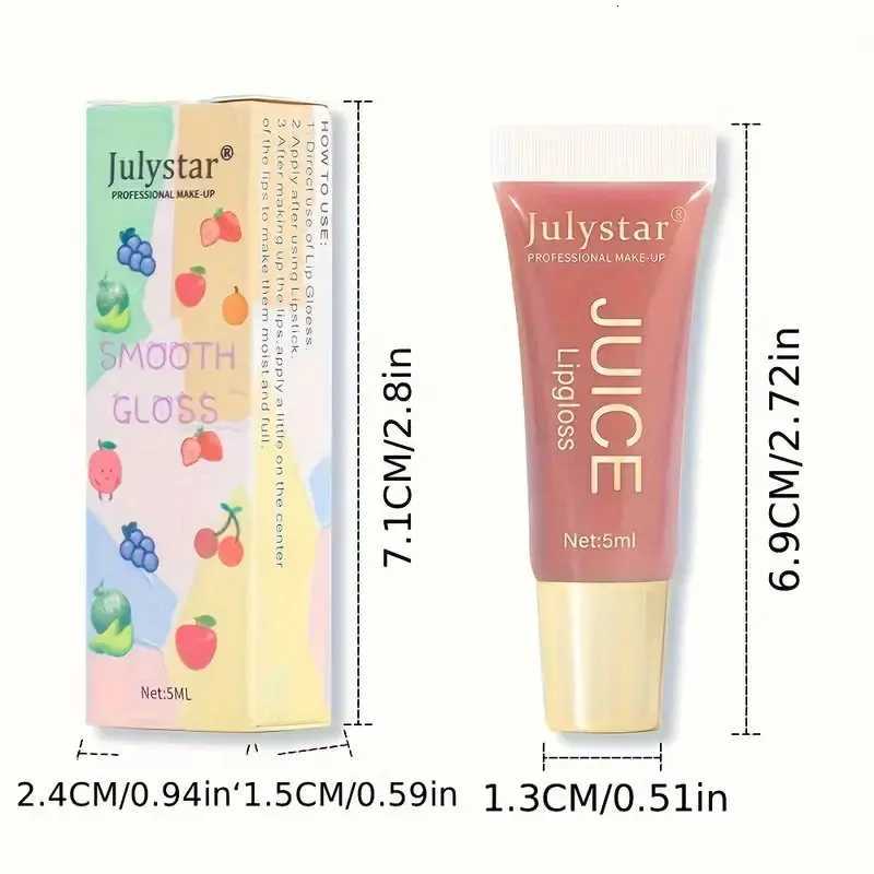 Watery Crystal Clear jelly Lip Oil Lip Balm Moisturizing And smoothingLip Lines Jelly Pout Lip Gloss Glass Lip Fruit ScentXJ250724