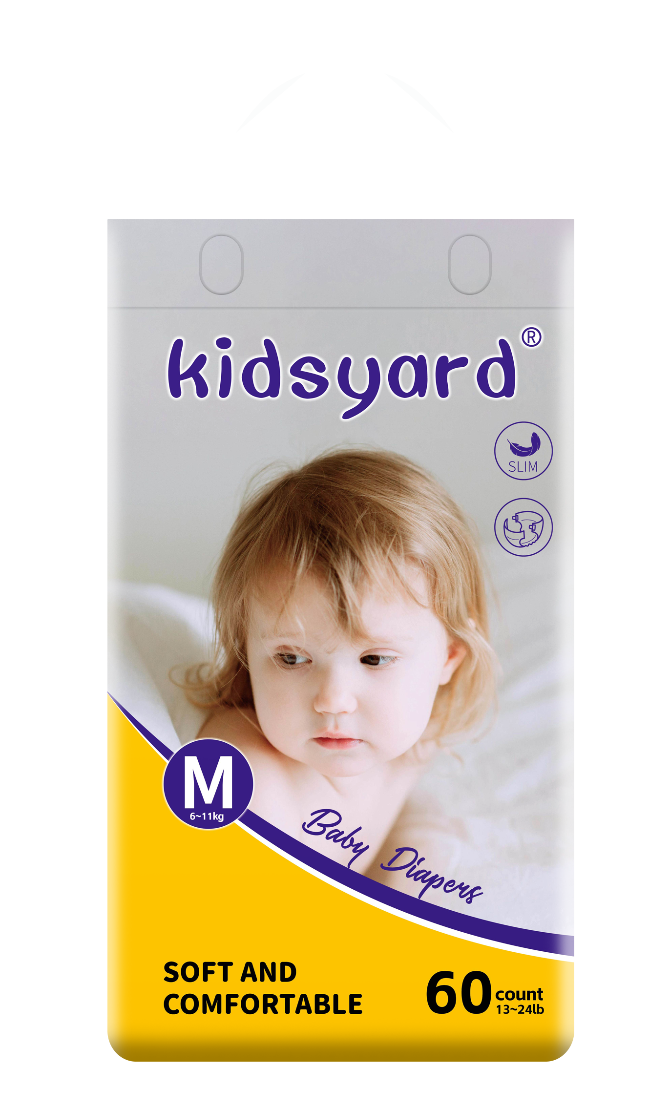 Kidsyard New Arrival Disposable Diapers Large Packaging High Cost Performance Suitable for Family Storage