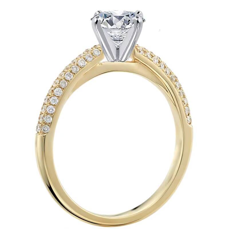 Classic DIAMOND ENGAGEMENT RING- Moissanite
