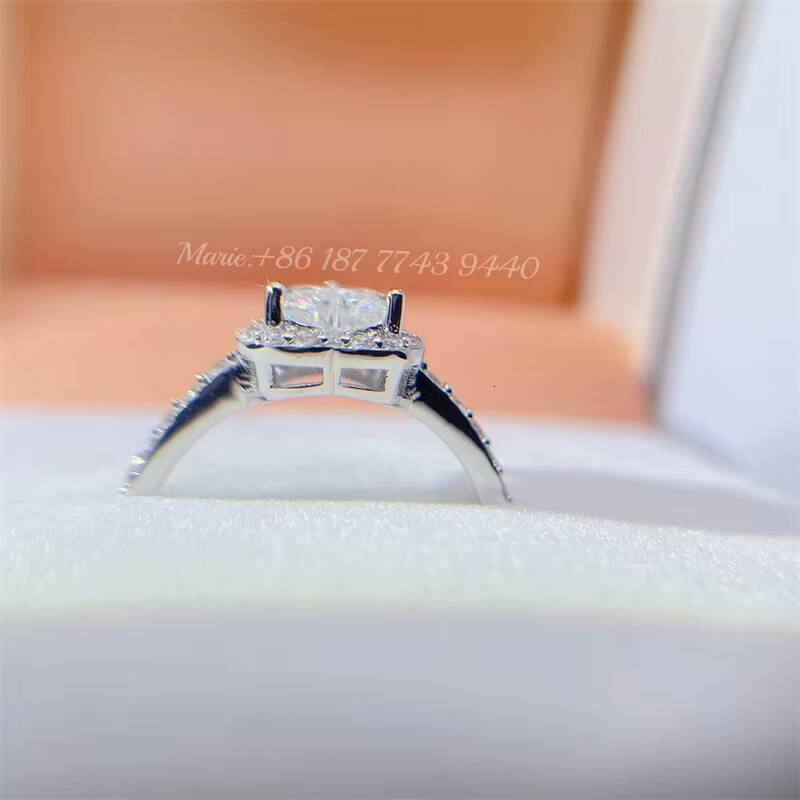 10k Gold Moissanite Jewelry 1ct Heart Moissanite Diamond Wedding Rings for Women Diamond Gold Engagement Ring
