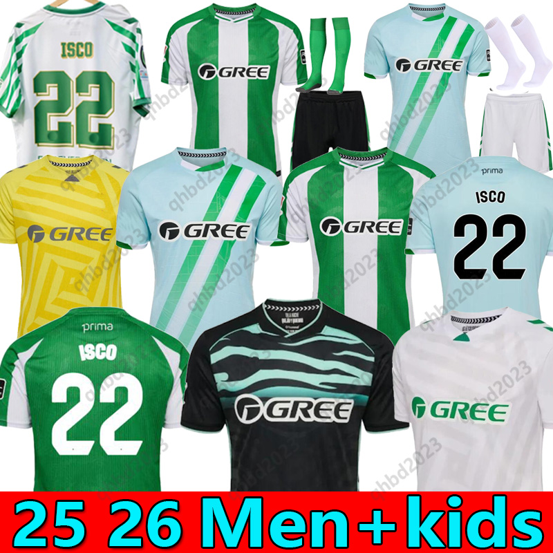 25 26 ISCO ANTONY reals Betise FEKIR soccer Jerseys JOAQUIN B.Iglesias camiseta de futbol home away Juanmi CANALES 2025 special football shirts copa DEL rey MEN KIDS