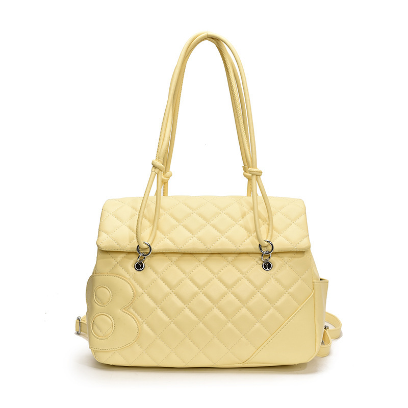 Luxury Brand Designer Bag New 2025 Kangpeng Quilted Large Tote Bag Large Capacity Commuter Crossbody Versatile Single Shoulder Double Shoulder Bag For