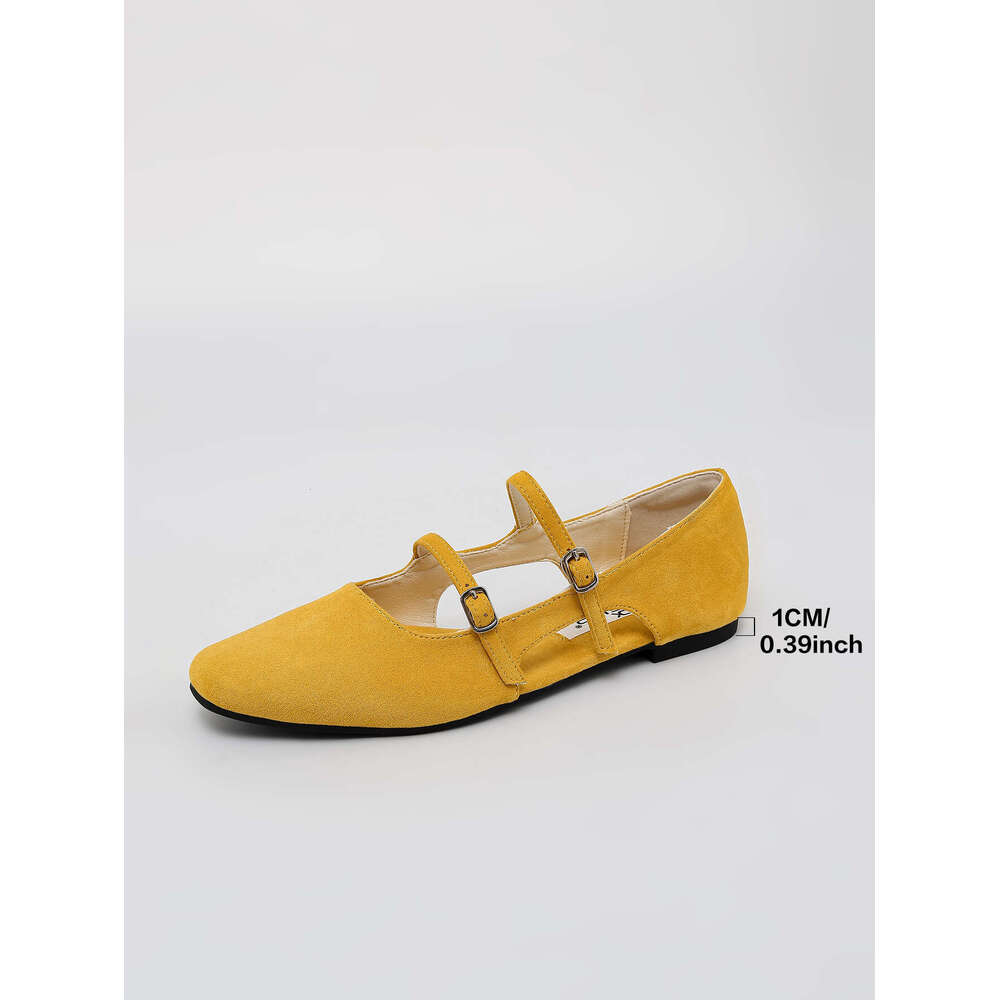 2025 New Side Hollow Flat Summer Outdoor Wear High-end Double Row Single Strap Soft Sole Casual Shoes for Women Elegant