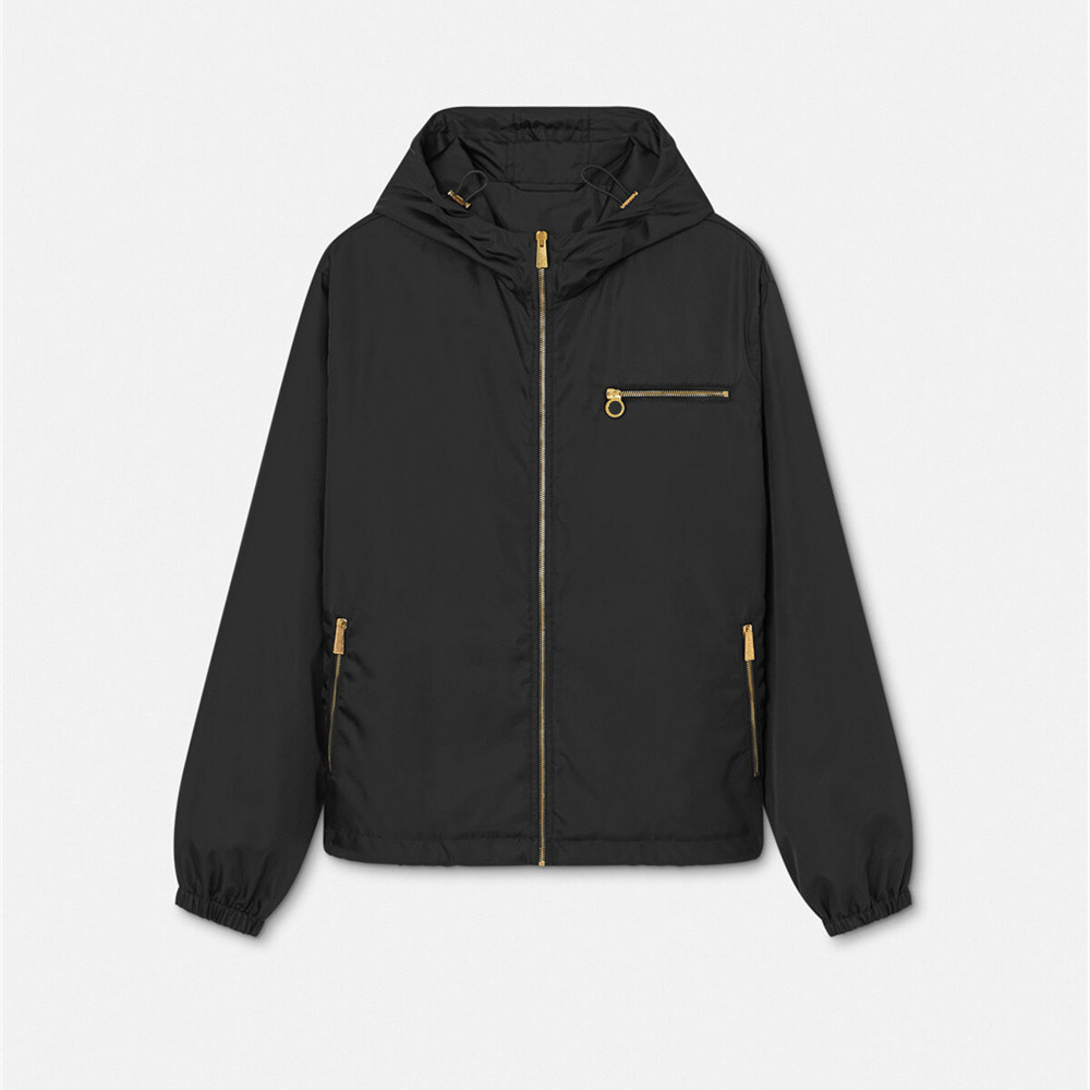 Premium Designer Hooded Jacket-Unisex Windbreaker | Stylish Sportswear Outerwear with Zipper | Trendy Fashion Coat for Men & Women | All-Season Casual Wear