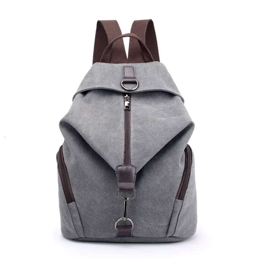 Fashion Canvas Female Multifuction Casual Backpack For Teenager Girls 2025 New Summer Women Large Capacity Shoulder Bag