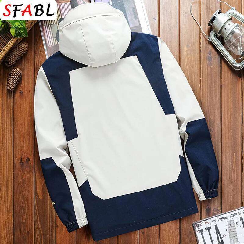 SFABL Youthful Trend Windbreaker Summer Waterproof Breathable Hooded Jacket Women Outdoor Sport Jackets Men