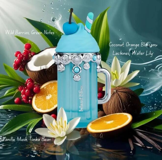 Island Bliss Yum Yum Perfume 100ml Women Men Fragrance EDP Long Lasting Good Smell Floral Notes Women Cologne High quality