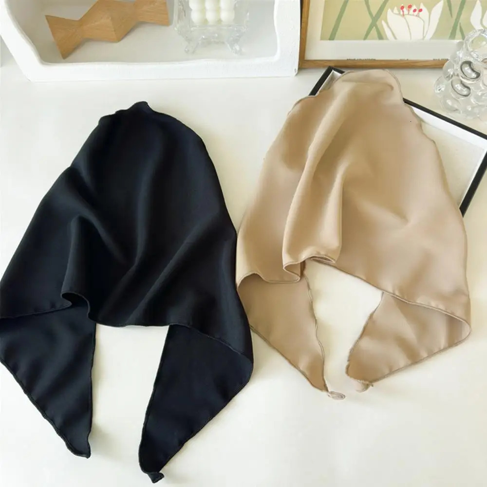 Multi-functional Headscarf Cloth Fabric Triangle Hair Scarf Travel Po Bandana Headwrap Soft DIY Vintage Hair Accessories 250723