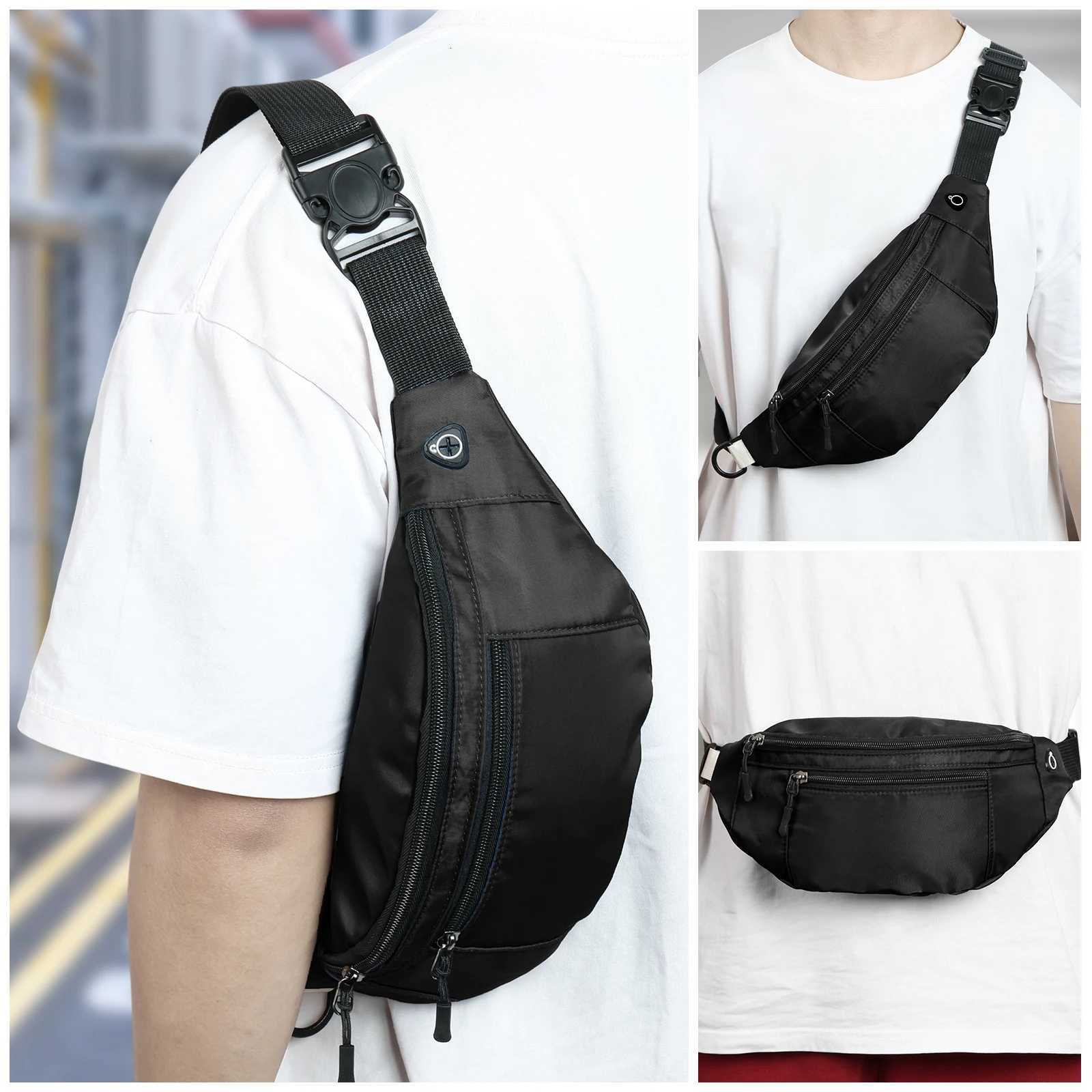 Oxford Cloth Belt Bag Hiking Phe Pouch Men Waist Bag Crossbody Fanny Pack with Adjustable Strap for Travel Work Cycling and Sports Y250724