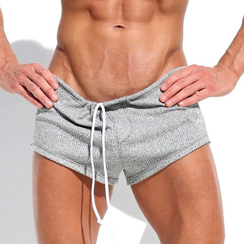 Casual Men Shorts Solid Color Drawstring Gym Sports Running Men Short Pants Summer Beach Surfing Swimming Pool Mens Shorts S-3XL W250724