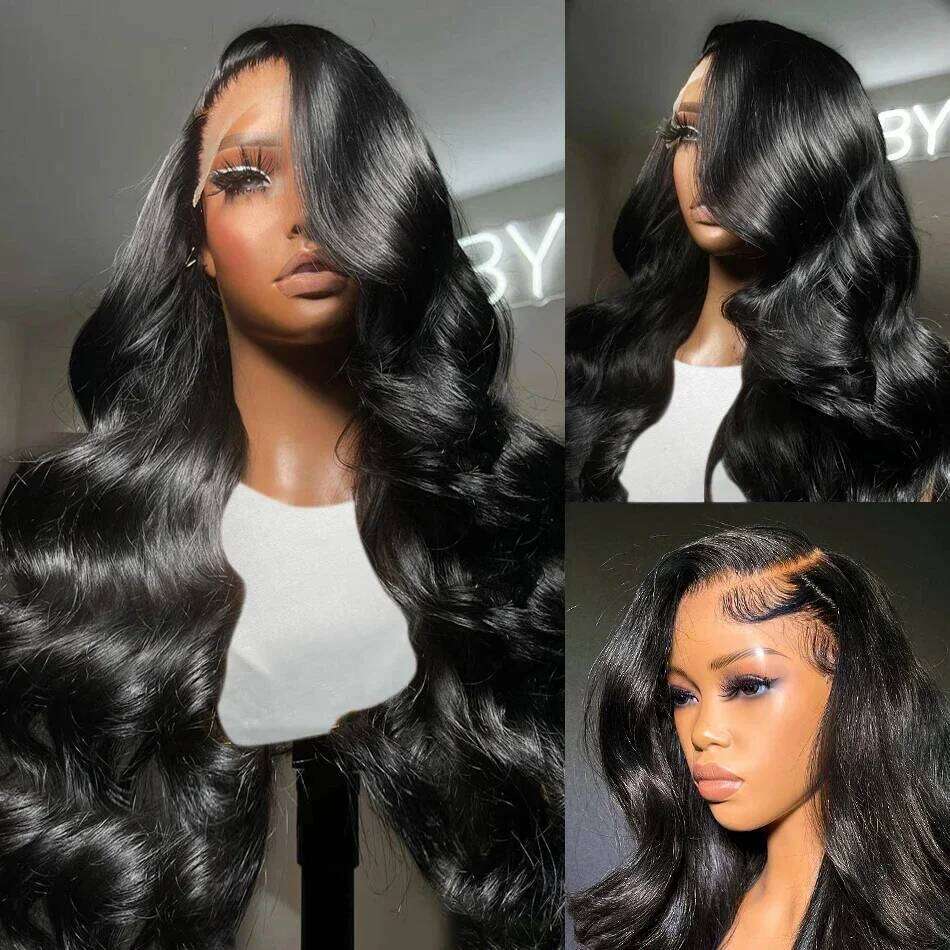 40 Inch Body Wave 13x6 HD Frontal Wigs Human 13x4 360 Hd Lace Front Wig For Black Women Pre Plucked Brazilian Hair