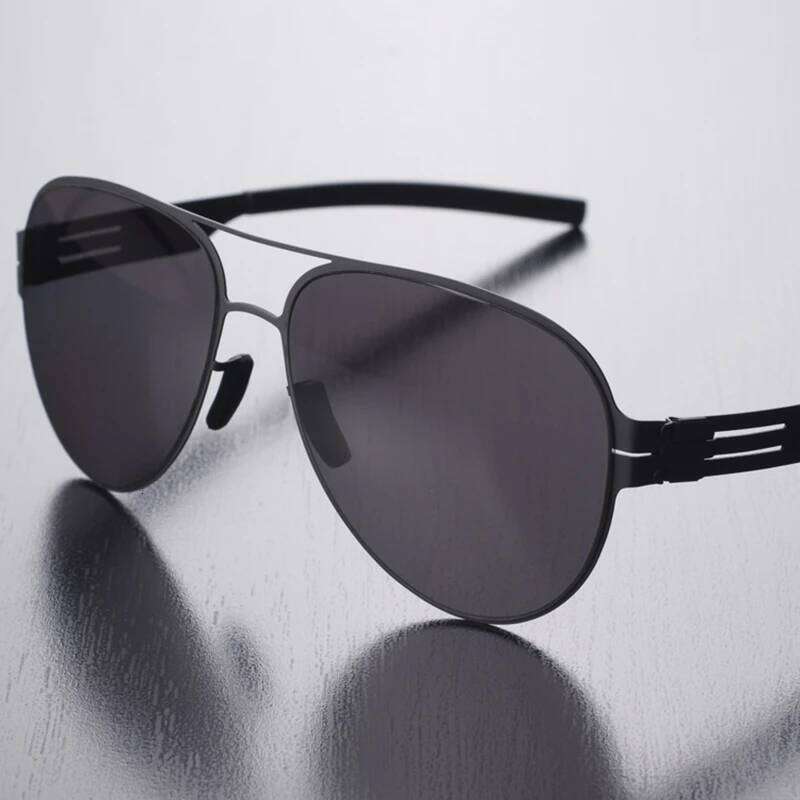 German Brand Pilot Sunglasses Men Ultralight Screwless Frog Mirror Sunglass for Women Outdoor Fashion Sun Glasses