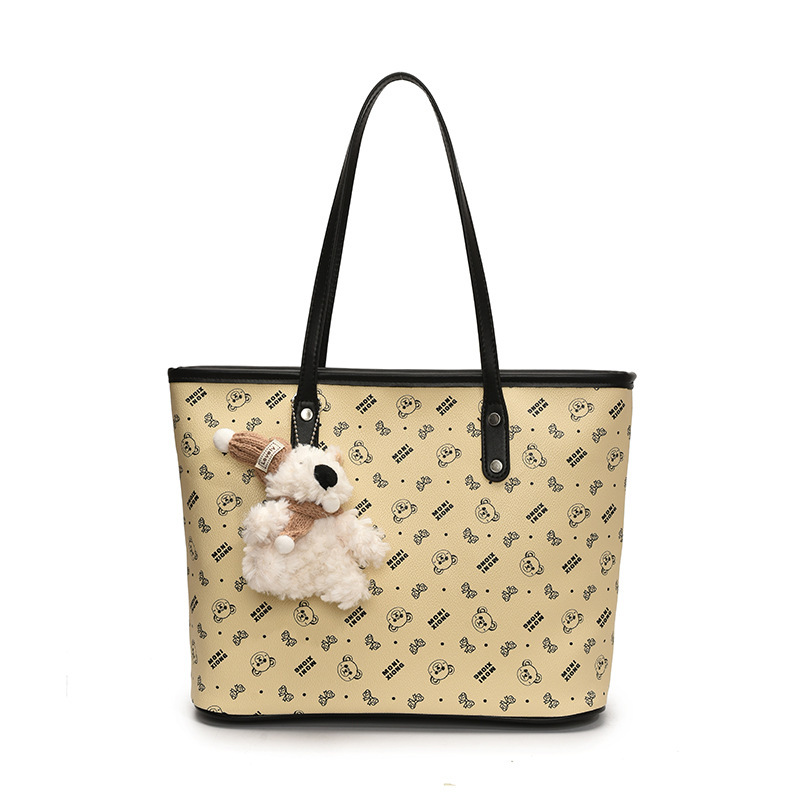 Luxury Brand Designer Bag New Tote Bag Bread Bear Morning Light Sail Language Large Capacity Bag For Women 2025 Trendy Handbag Commuting