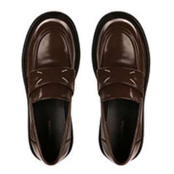 Designer British Style Small Leather Comfortable Round Toe Thick Sole Loafers Korean Version Uniform Professional Commuter Single Shoes Women