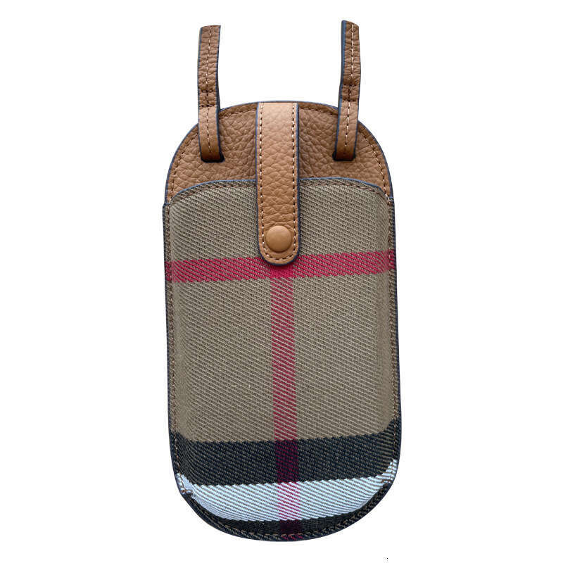 Genuine Leather for Women New Trendy Fashion Canvas Crossbody Lightweight Cowhide Small Phone Bag