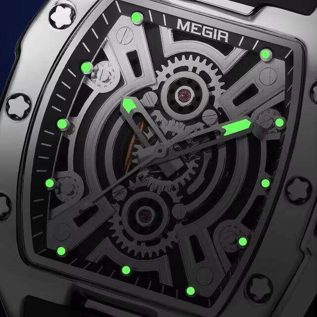 DHwatches MEGIR Men's Sports Watch - Digital-Analog, Luminous, 30M Waterproof, Silicone Strap, Japanese Quartz Wristwatch