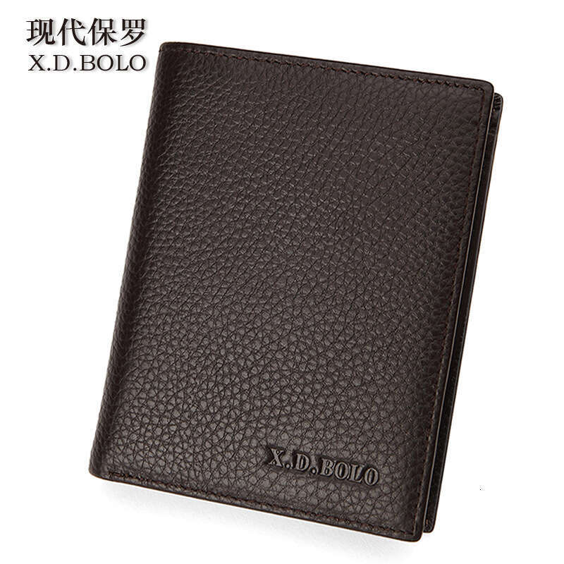 Men's Genuine Leather RFID New Soft Top Layer Cowhide Ultra-Thin Short Wallet designer wallet B5 B5