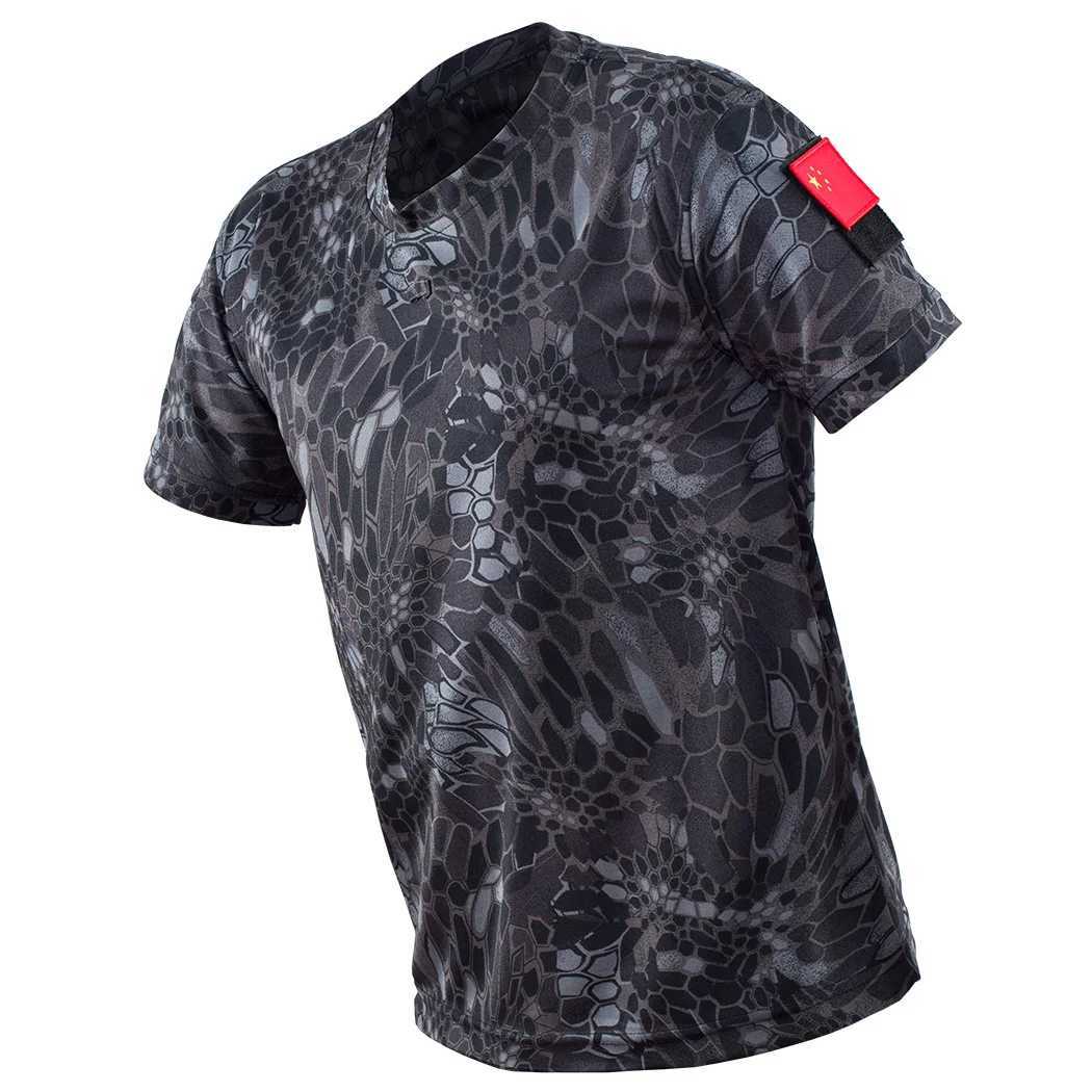 Mege Men Tactical T-shirt Quick-drying Short Sleeve T Shirt Hunting Clothes Y250724